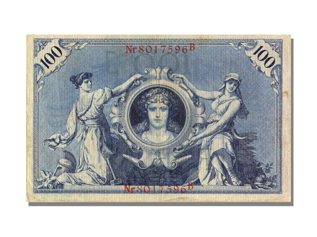 Geldschein, Deutschland, 100 Mark, 1908, 1908-02-07, SS+
