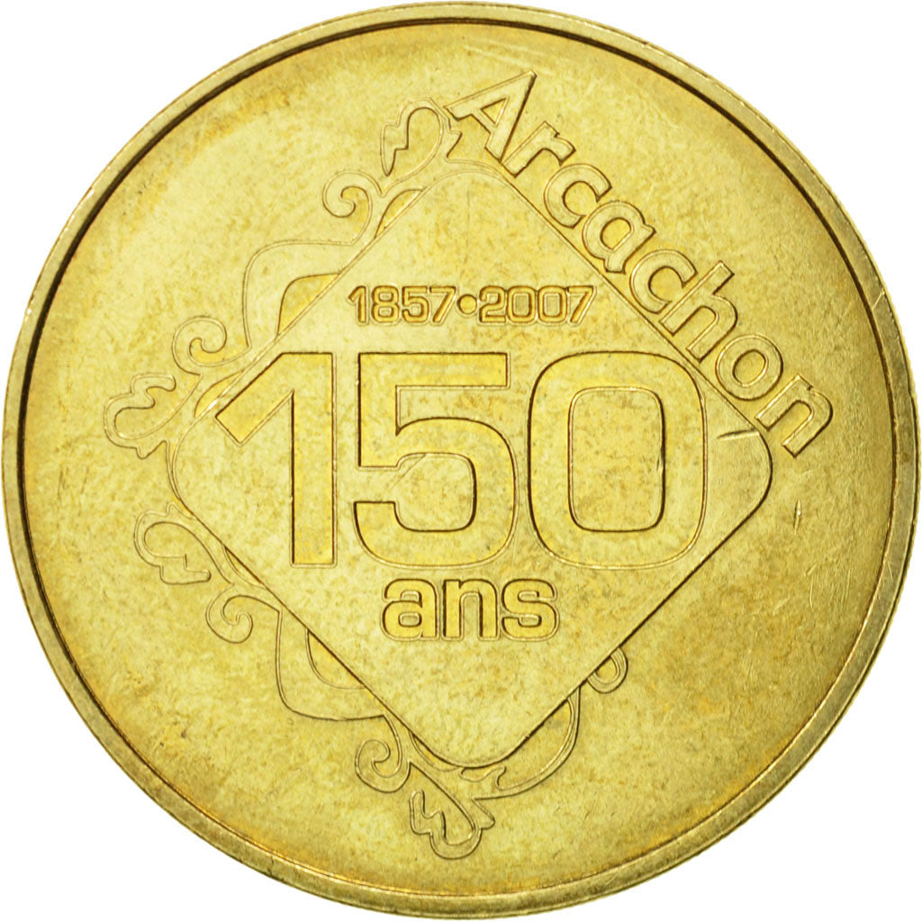 France, Token, Touristic token, Arcachon - 150 ans, 2007, MDP, EF(40-45)