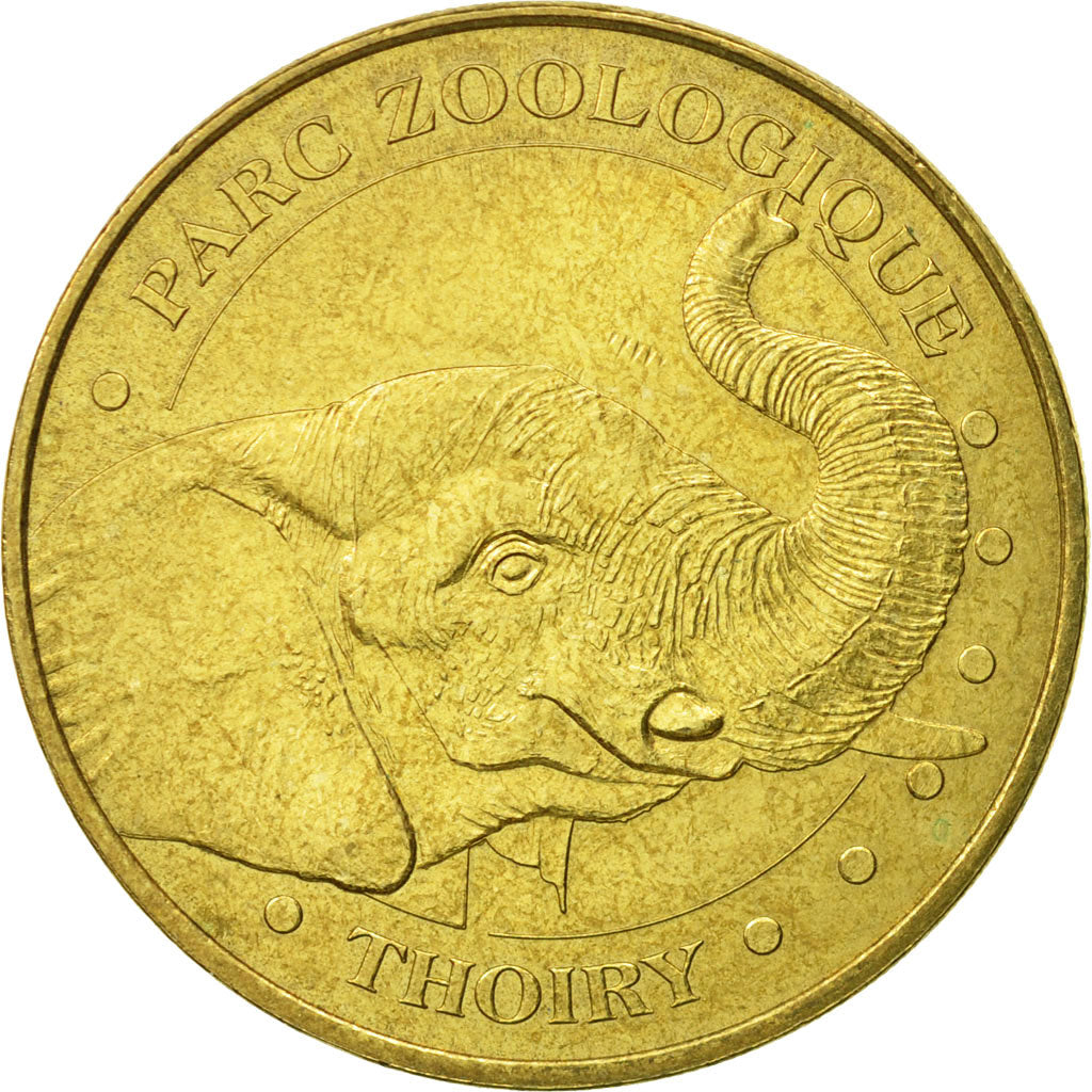 France, Jeton, Jeton Touristique, Thoiry -Parc zoologique n°3 - Eléphant