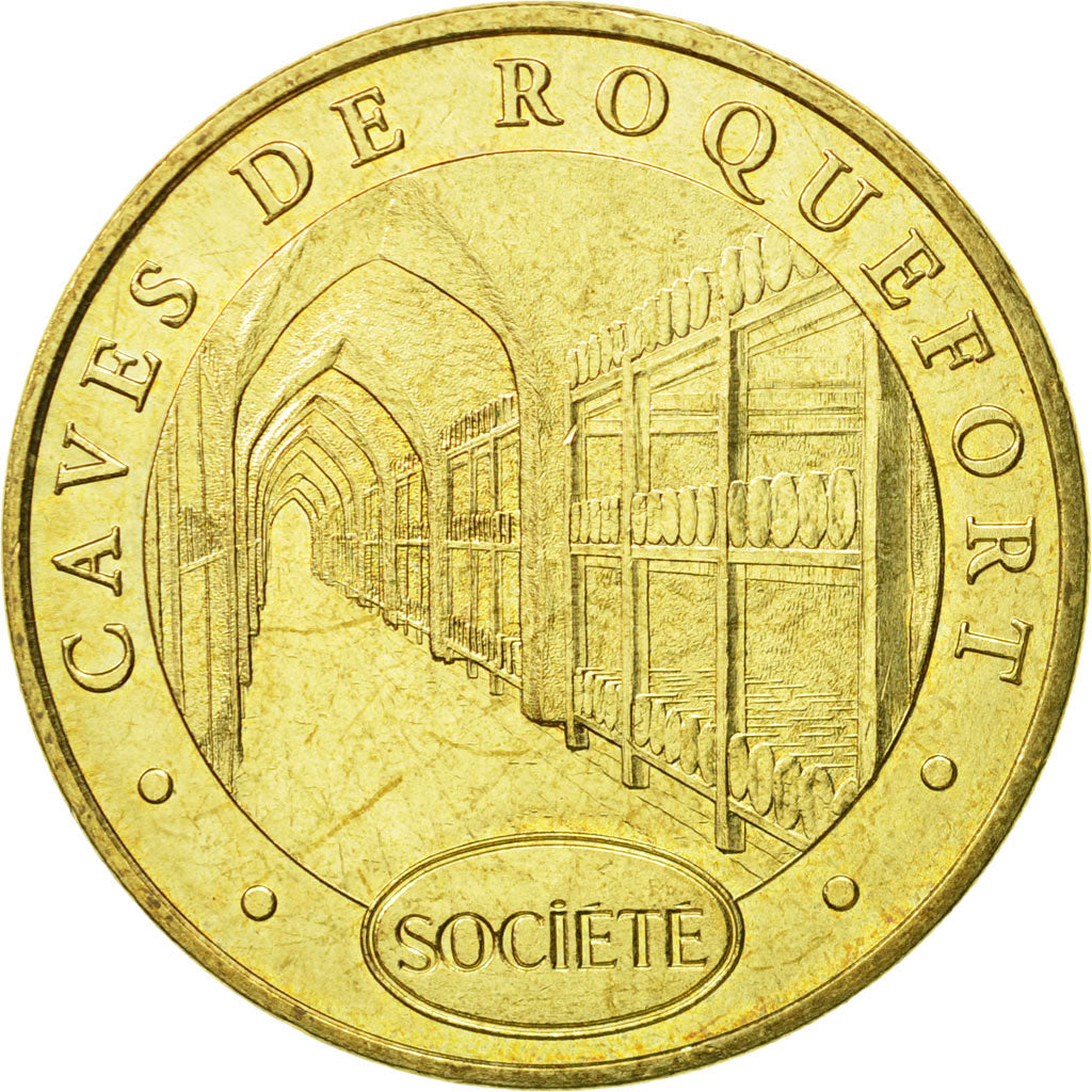 Francia, Token, Touristic token, Roquefort - les caves, 2008, MDP, BB