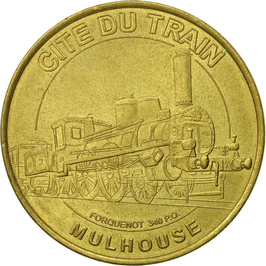 Francia, Token, Touristic token, Mulhouse - Cité du Train n°1, 2005, MDP, BB