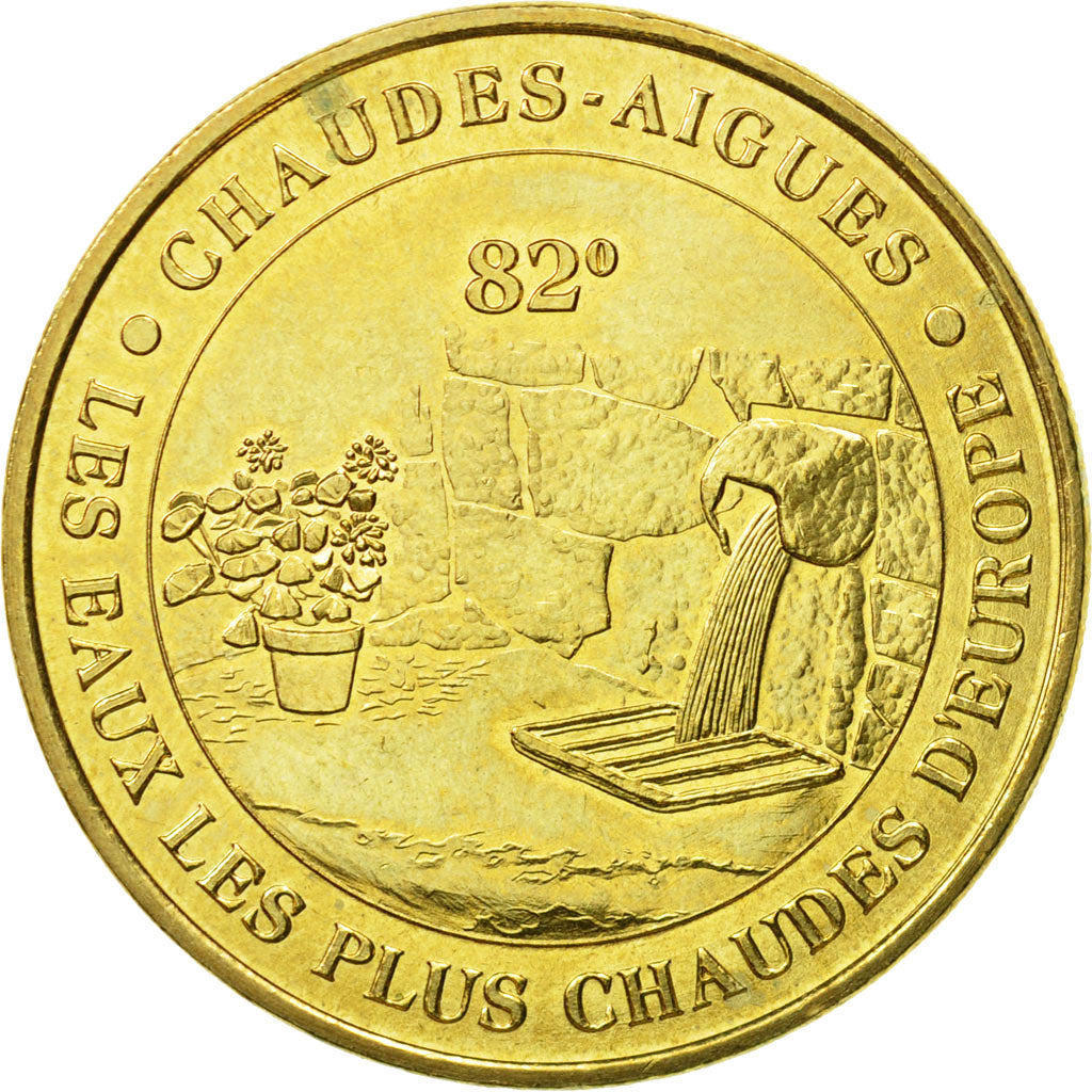 Francia, Token, Touristic token, 15/ Chaudes Aigues - Source, 2012, MDP, BB