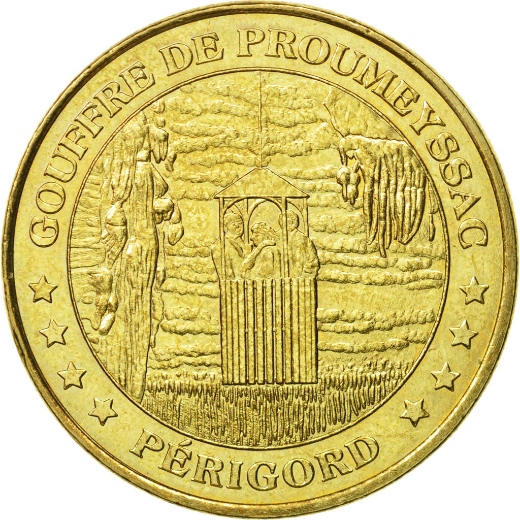 Francia, Token, Touristic token, Audrix - Gouffre de Proumeyssac n°5, 2011