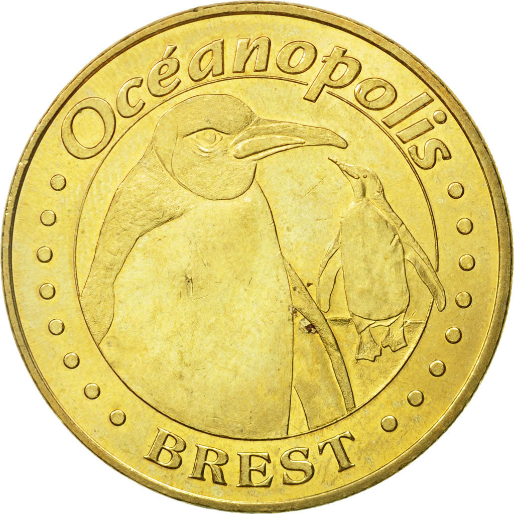 France, Token, Touristic token, Brest - Océanopolis n°2, 2006, MDP, EF(40-45)