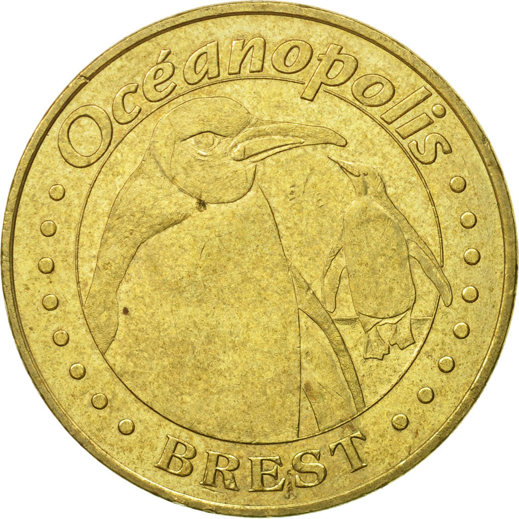 France, Token, Touristic token, Brest - Océanopolis n°2, 2006, MDP, VF(30-35)