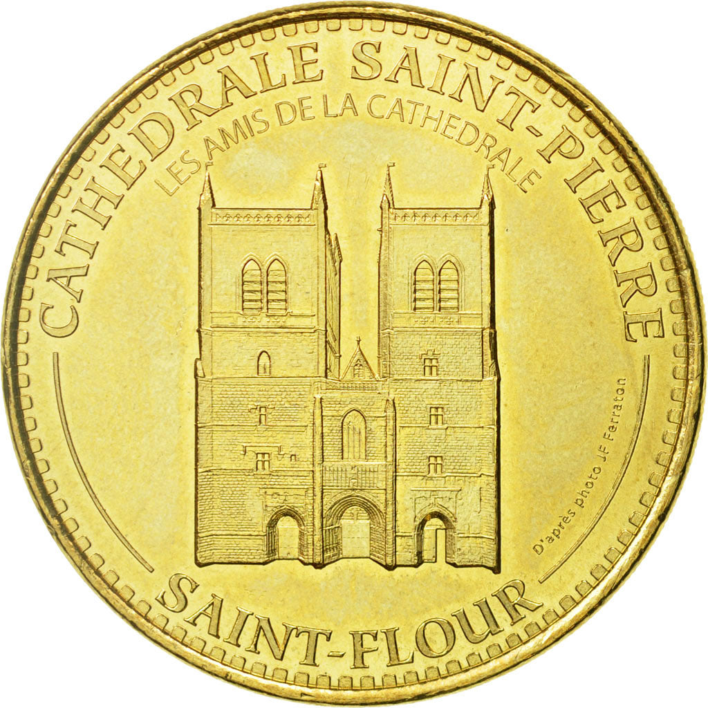 Francia, Token, Touristic token, 15/ Cathédrale Saint-Pierre - Saint-Flour