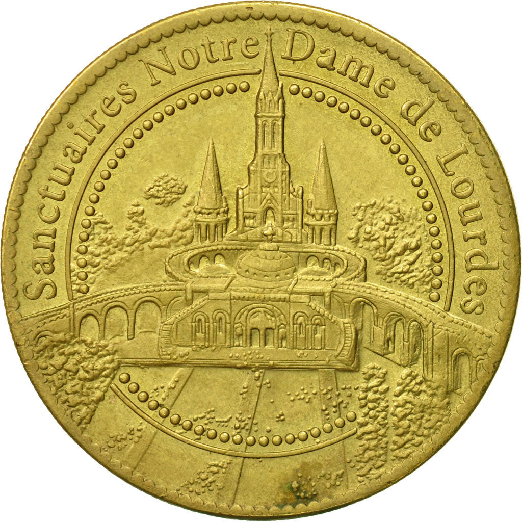 Francia, Token, Touristic token, Lourdes - n°3 - Sanctuaire Notre-Dame, 2013