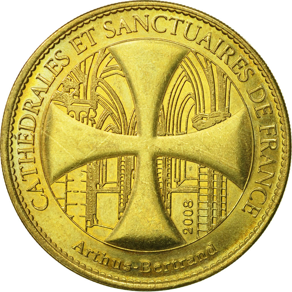 France, Token, Touristic token, Lisieux - Basilique Ste Thérèse, 2008, Arthus