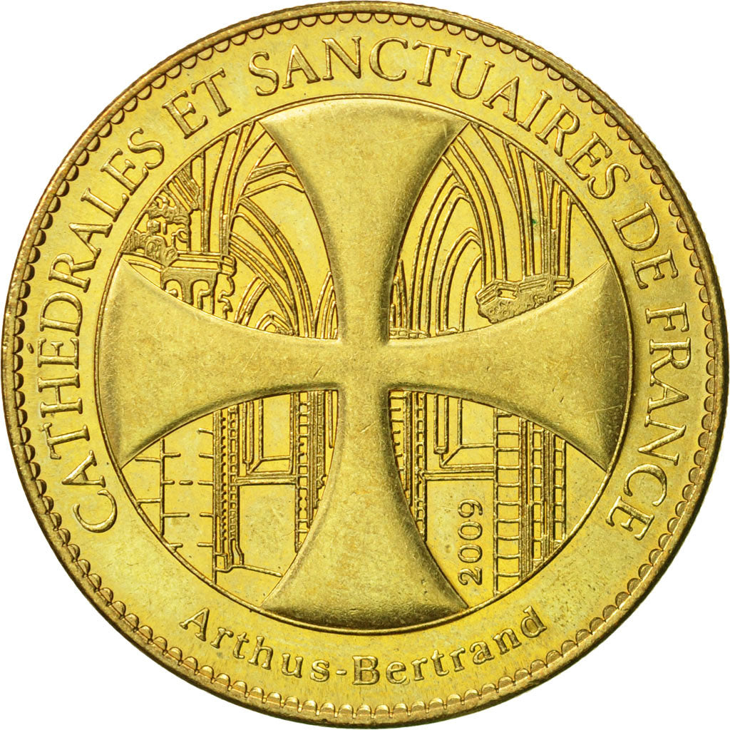Francia, Token, Touristic token, Lisieux - Basilique Ste Thérèse, 2009, Arthus