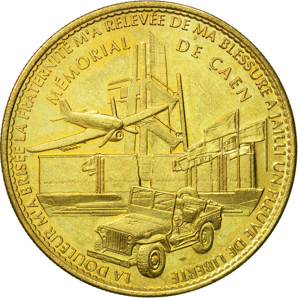 Francia, Token, Touristic token, Caen - Mémorial n°2, 2007, Arthus Bertrand