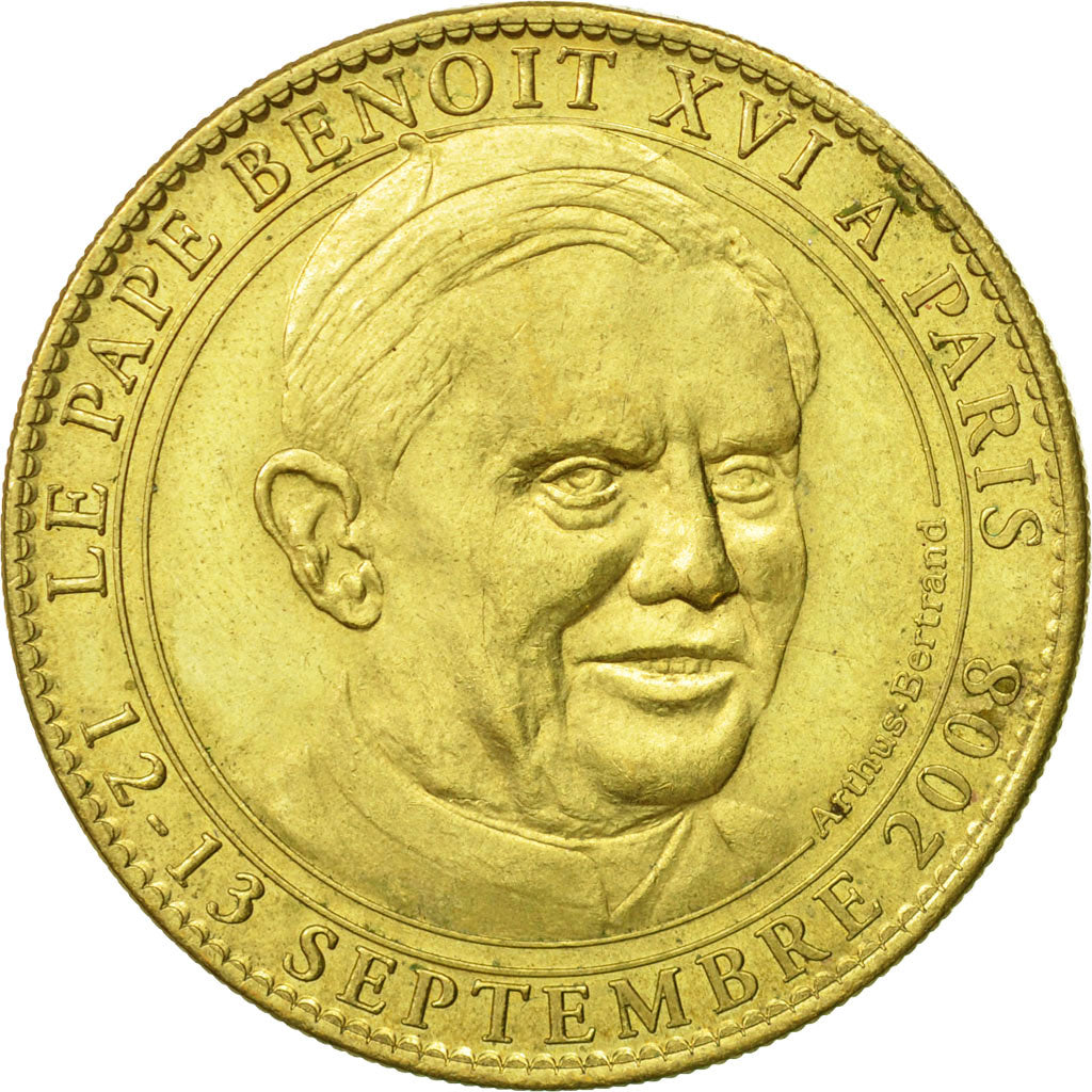 Francia, Token, Touristic token, Paris - Notre-Dame - Vue de côté n°1 -