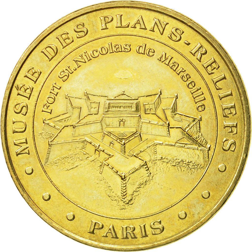 Francia, Token, Touristic token, Paris - Musée des Plans et Reliefs, 2007, MDP
