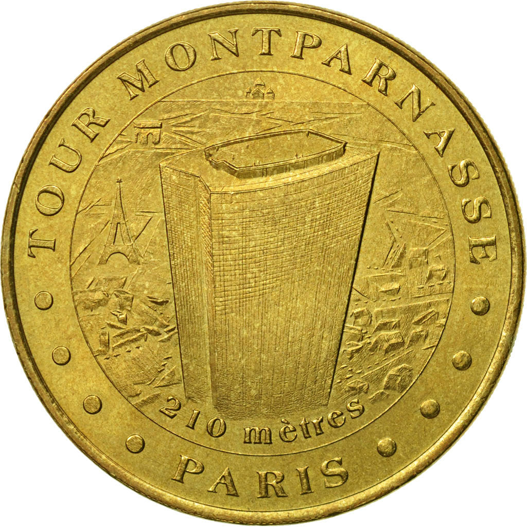 France, Token, Touristic token, Paris - Tour Montparnasse n°1, 2003, MDP