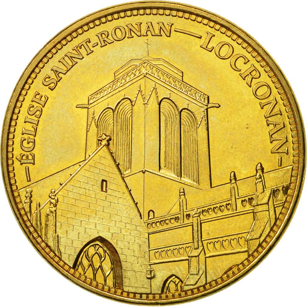 Francia, Token, Touristic token, Locronan - Eglise Saint Ronan n°3 - Le