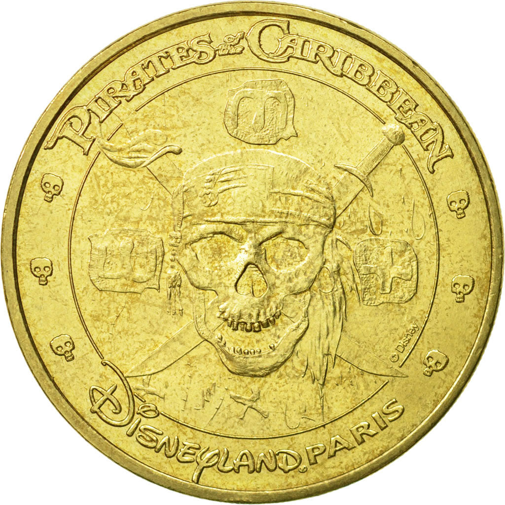 Francia, Token, Touristic token, Disneyland n°27 - Pirates of the Caribbean