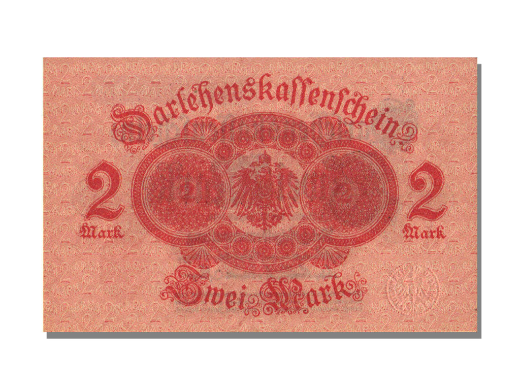 Germany, 2 Mark, 1914, 1914-08-12, UNC(65-70)