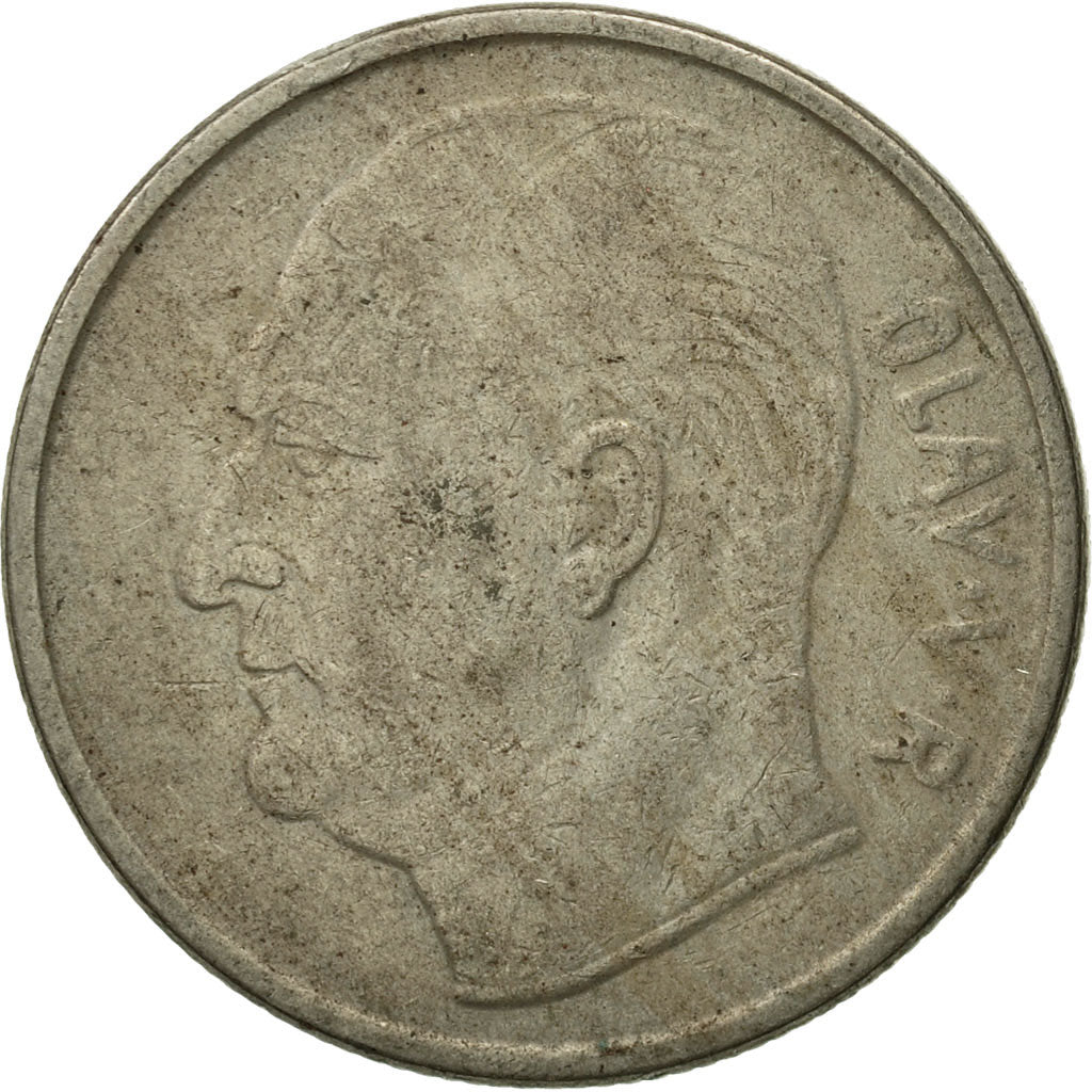 Coin, Norway, Olav V, Krone, 1964, EF(40-45), Copper-nickel, KM:409