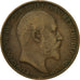 Coin, Great Britain, Edward VII, Penny, 1902, VF(30-35), Bronze, KM:794.1