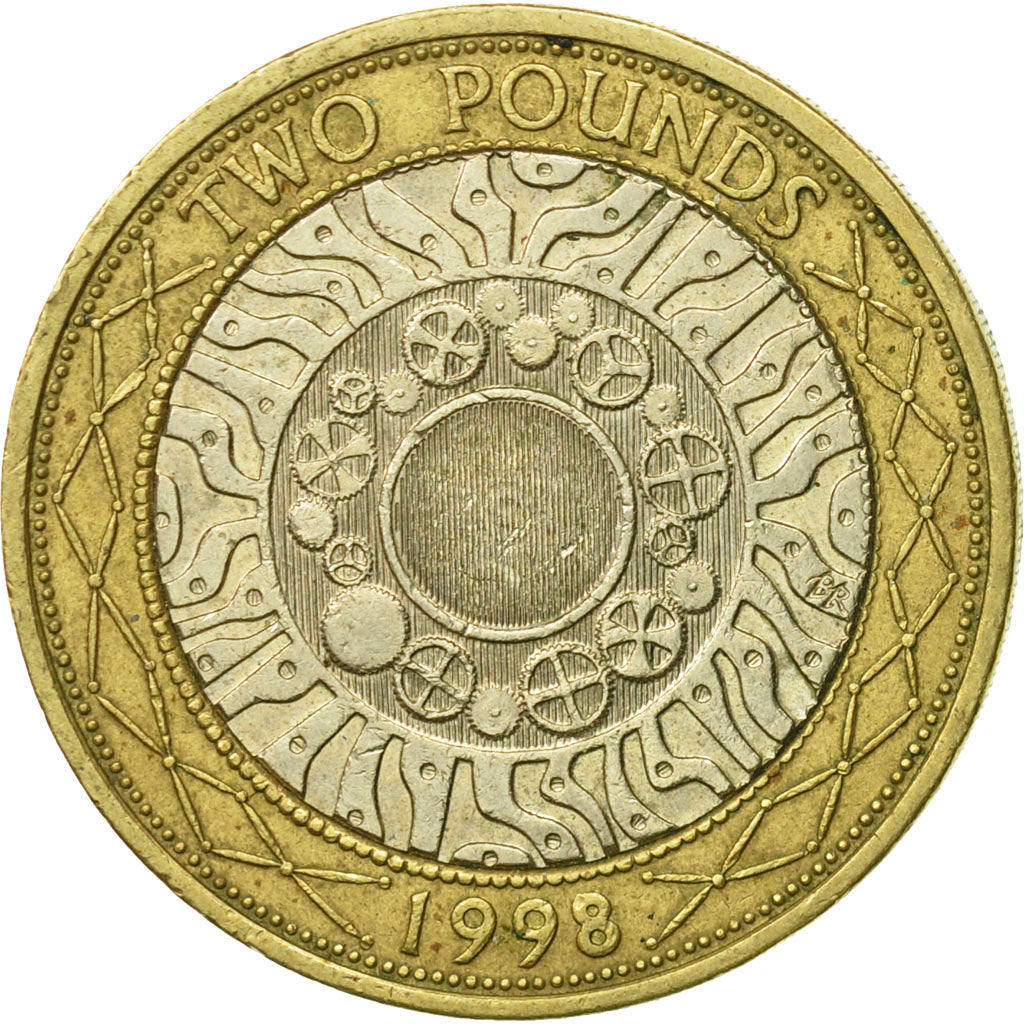 Coin, Great Britain, Elizabeth II, 2 Pounds, 1998, EF(40-45), Bi-Metallic