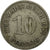 Coin, GERMANY - EMPIRE, Wilhelm II, 10 Pfennig, 1907, Muldenhütten, EF(40-45)
