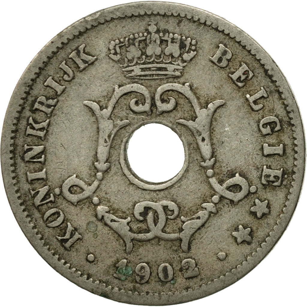 Coin, Belgium, 10 Centimes, 1902, EF(40-45), Copper-nickel, KM:49