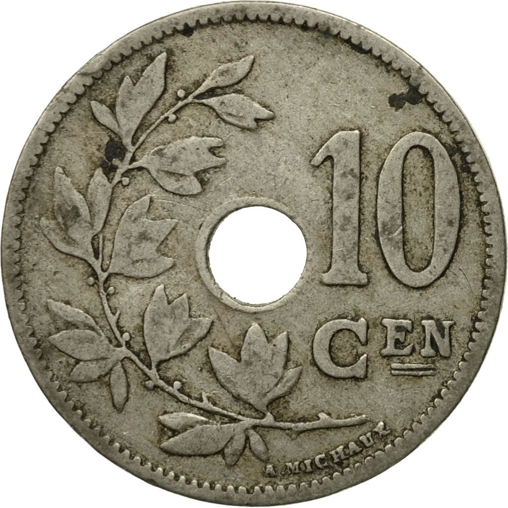 Coin, Belgium, 10 Centimes, 1902, EF(40-45), Copper-nickel, KM:49