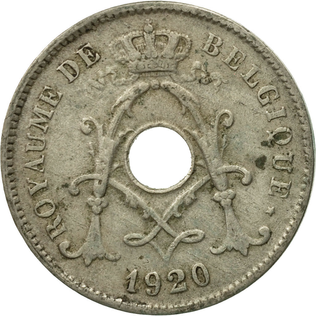 Coin, Belgium, 10 Centimes, 1920, VF(30-35), Copper-nickel, KM:85.2