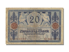 Germany, 20 Mark, 1915, KM #63, 1915-11-04, VF(30-35), C