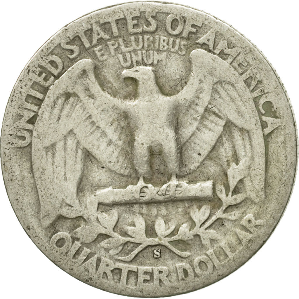 Coin, United States, Washington Quarter, Quarter, 1942, U.S. Mint, San