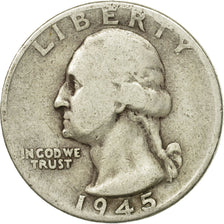 Monnaie, États-Unis, Washington Quarter, Quarter, 1945, U.S. Mint