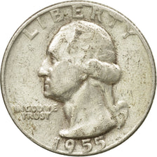 Monnaie, États-Unis, Washington Quarter, Quarter, 1955, U.S. Mint