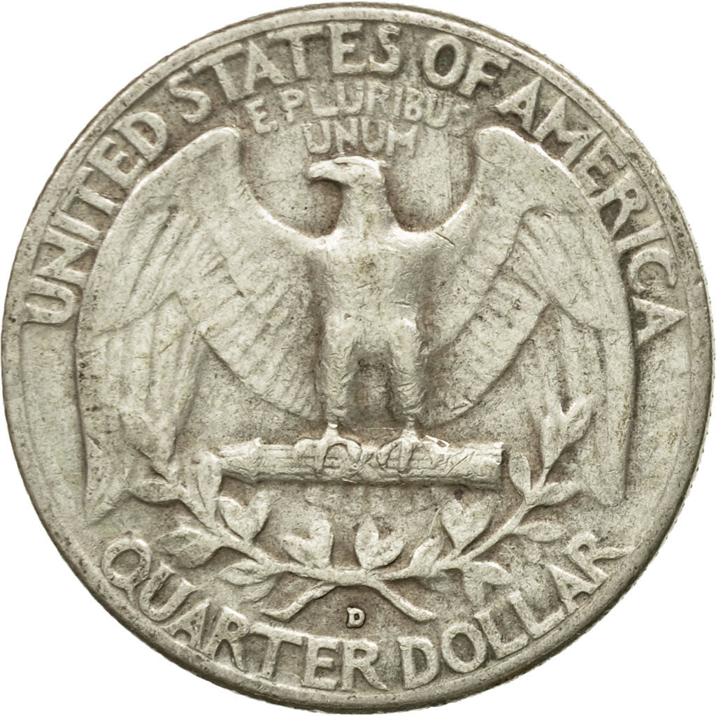 Coin, United States, Washington Quarter, Quarter, 1960, U.S. Mint, Denver