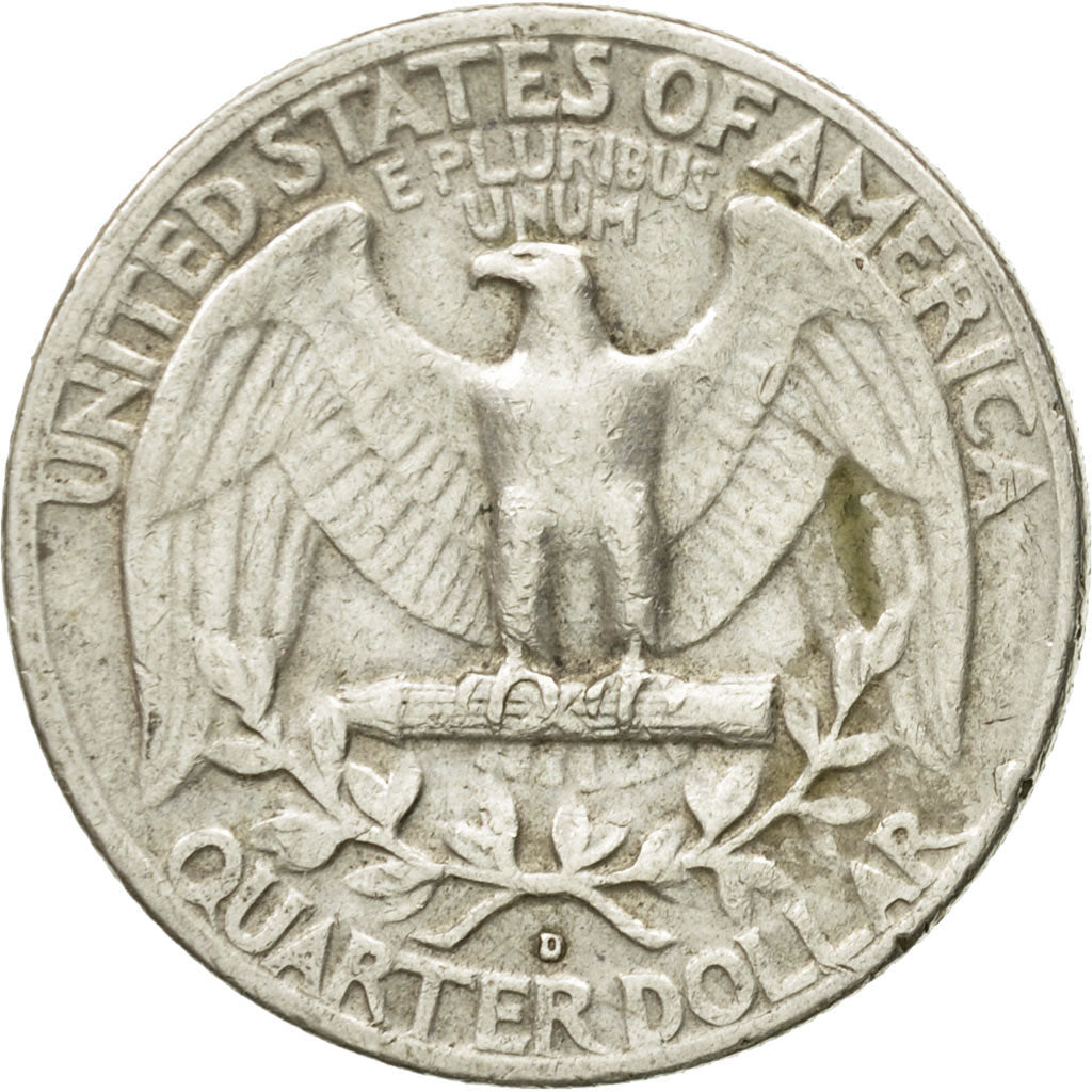 Coin, United States, Washington Quarter, Quarter, 1962, U.S. Mint, Denver