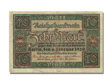 Germany, 10 Mark, 1920, 1920-02-06, VF(30-35), P