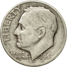 Münze, Vereinigte Staaten, Roosevelt Dime, Dime, 1948, U.S. Mint, Philadelphia