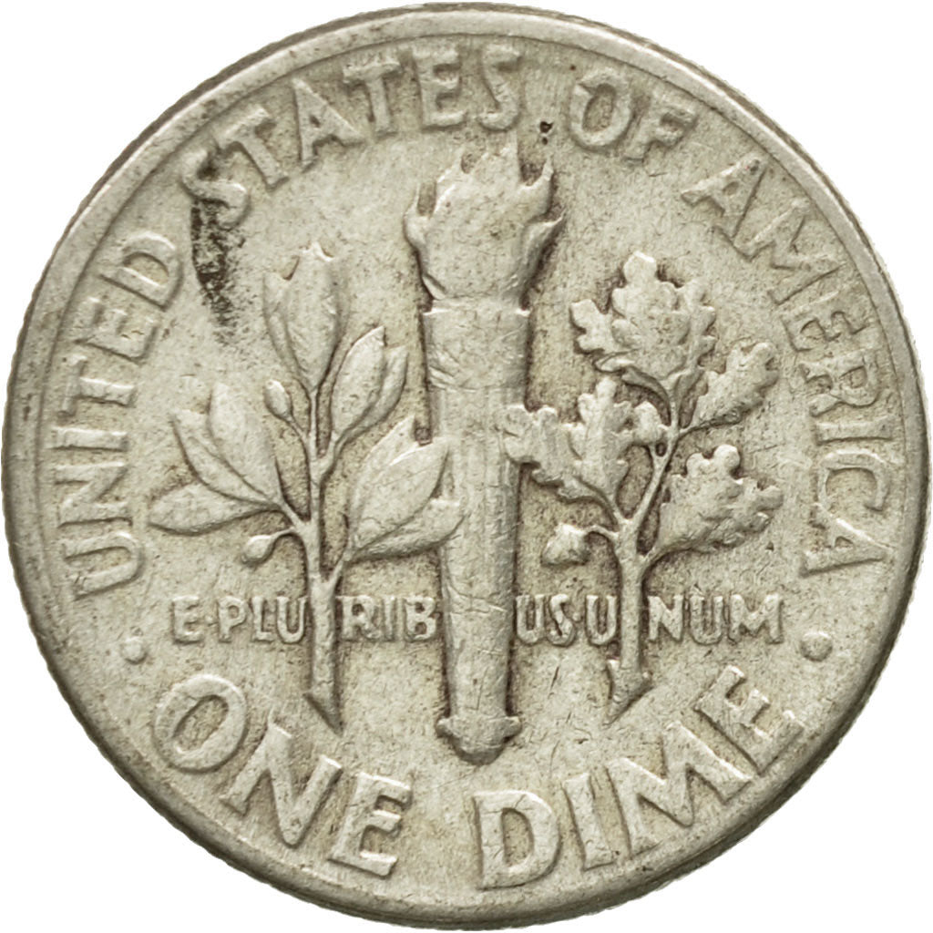 Moneta, Stati Uniti, Roosevelt Dime, Dime, 1956, U.S. Mint, Philadelphia, MB+