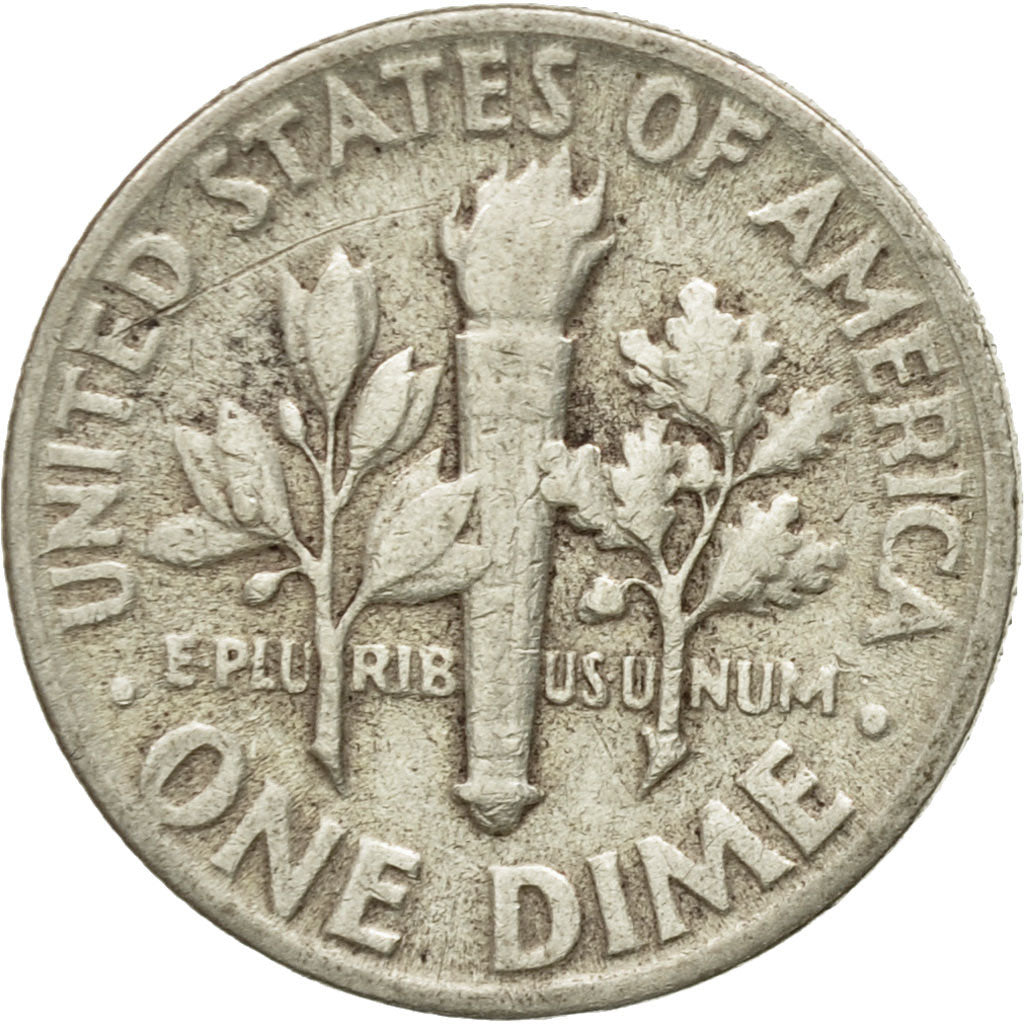 Coin, United States, Roosevelt Dime, Dime, 1952, U.S. Mint, Philadelphia
