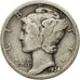 Coin, United States, Mercury Dime, Dime, 1934, U.S. Mint, Philadelphia