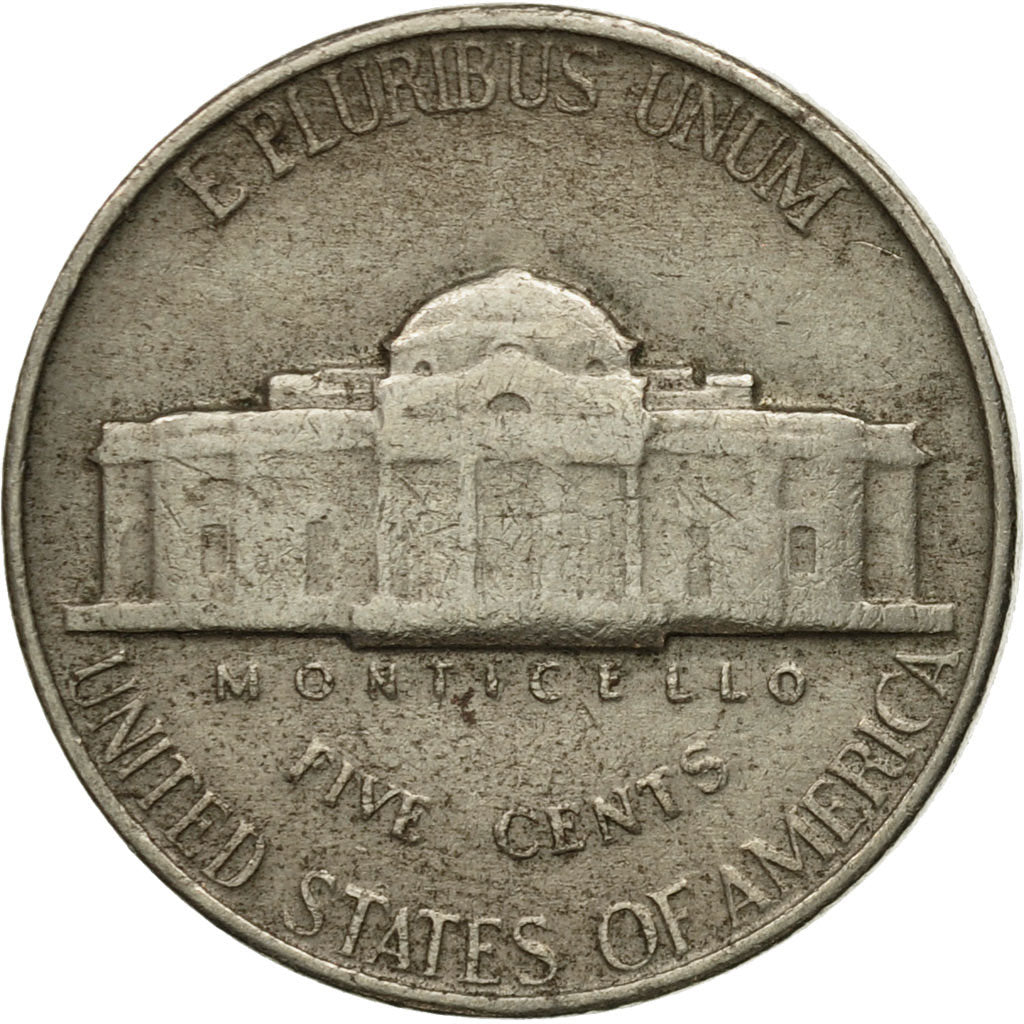 Moneta, Stati Uniti, Jefferson Nickel, 5 Cents, 1951, U.S. Mint, Philadelphia