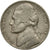 Coin, United States, Jefferson Nickel, 5 Cents, 1958, U.S. Mint, Denver