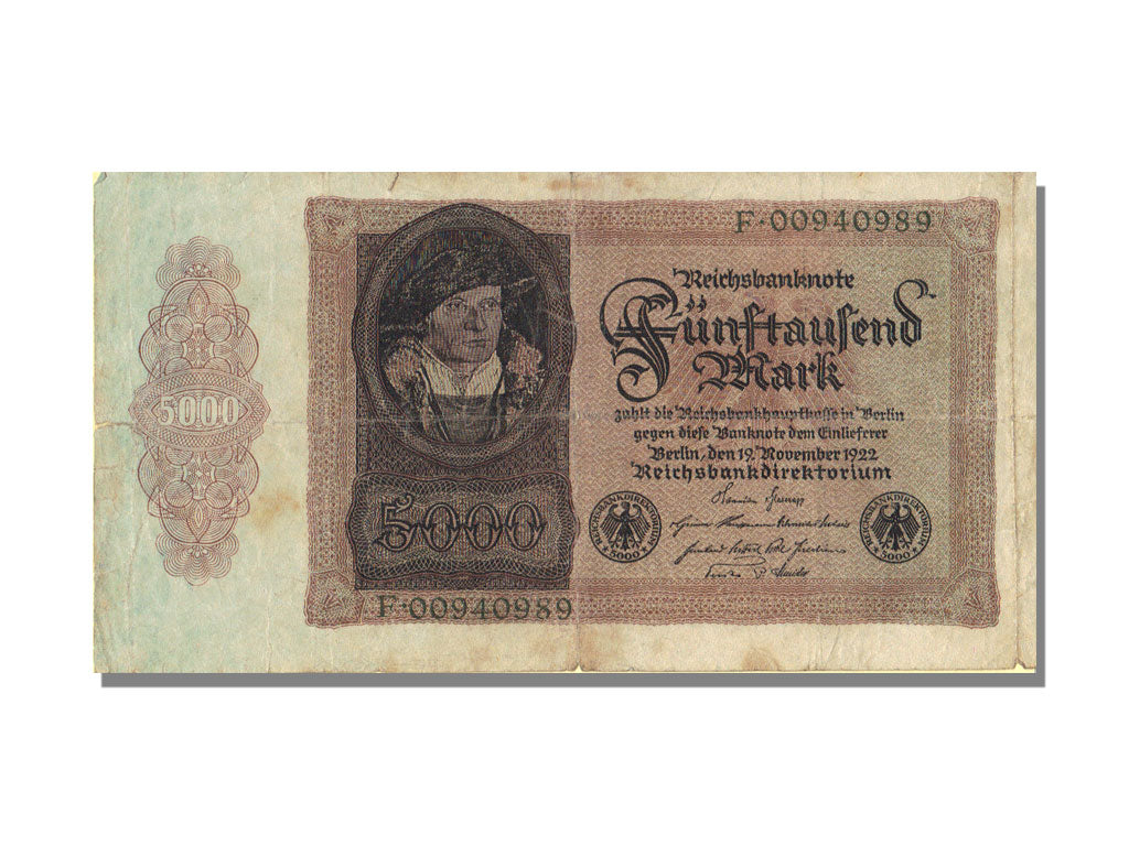 Germania, 5000 Mark, 1922, 1922-11-19, MB
