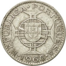 Coin, Mozambique, 20 Escudos, 1966, EF(40-45), Silver, KM:80a