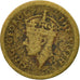 Moneta, Hong Kong, George VI, 5 Cents, 1949, VF(20-25), Mosiądz niklowy, KM:26