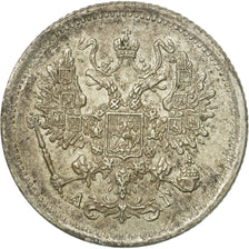 Coin, Russia, Nicholas II, 10 Kopeks, 1893, Saint-Petersburg, VF(20-25), Silver