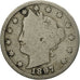 Moneta, USA, Liberty Nickel, 5 Cents, 1897, U.S. Mint, Philadelphia, VF(20-25)