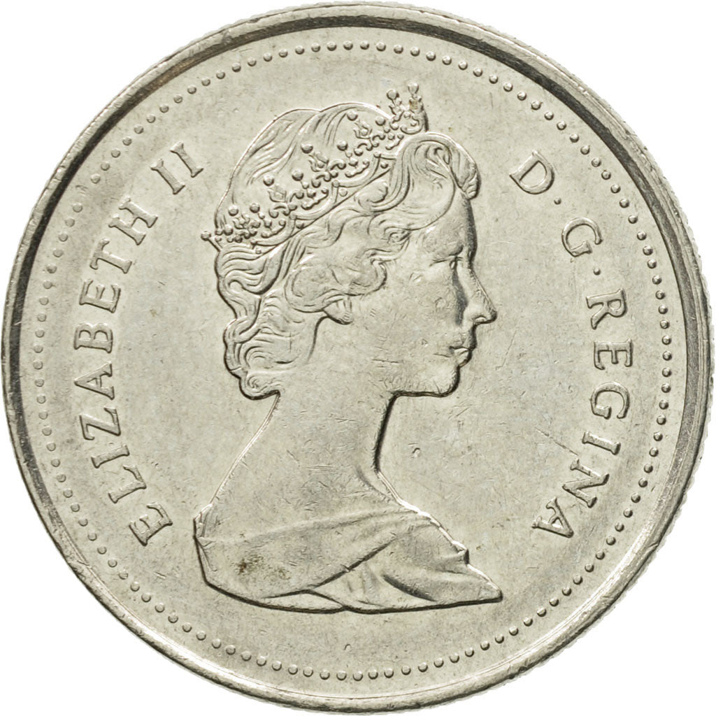 Coin, Canada, Elizabeth II, 25 Cents, 1980, Royal Canadian Mint, Ottawa