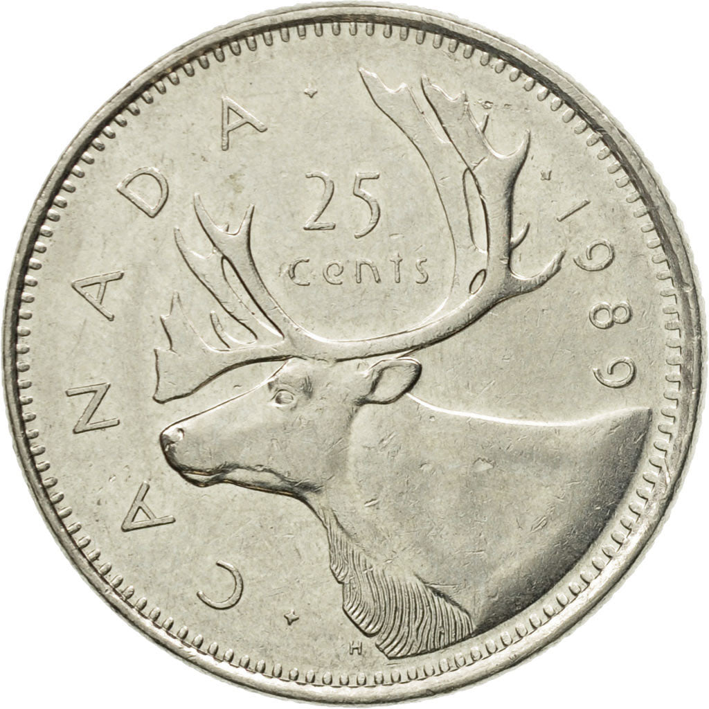 Coin, Canada, Elizabeth II, 25 Cents, 1980, Royal Canadian Mint, Ottawa