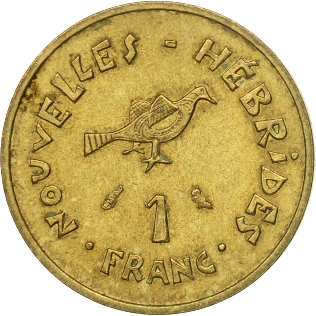 Coin, New Hebrides, Franc, 1970, Paris, EF(40-45), Nickel-brass, KM:4.1