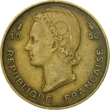 Monnaie, French West Africa, 10 Francs, 1956, Paris, TTB, Aluminum-Bronze, KM:8