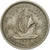 Moneta, Państwa Wschodnich Karaibów, Elizabeth II, 10 Cents, 1955, VF(30-35)